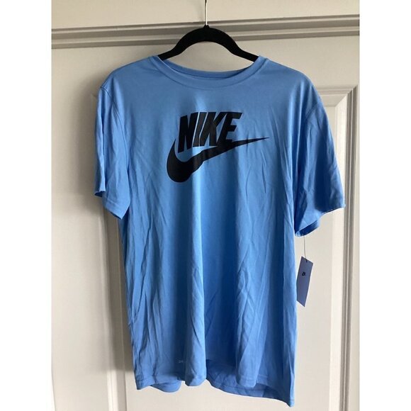 NIKE T-Shirt Legend Icon Futura Size: Large Color: Valor Blue/Valor Blue - Picture 5 of 11